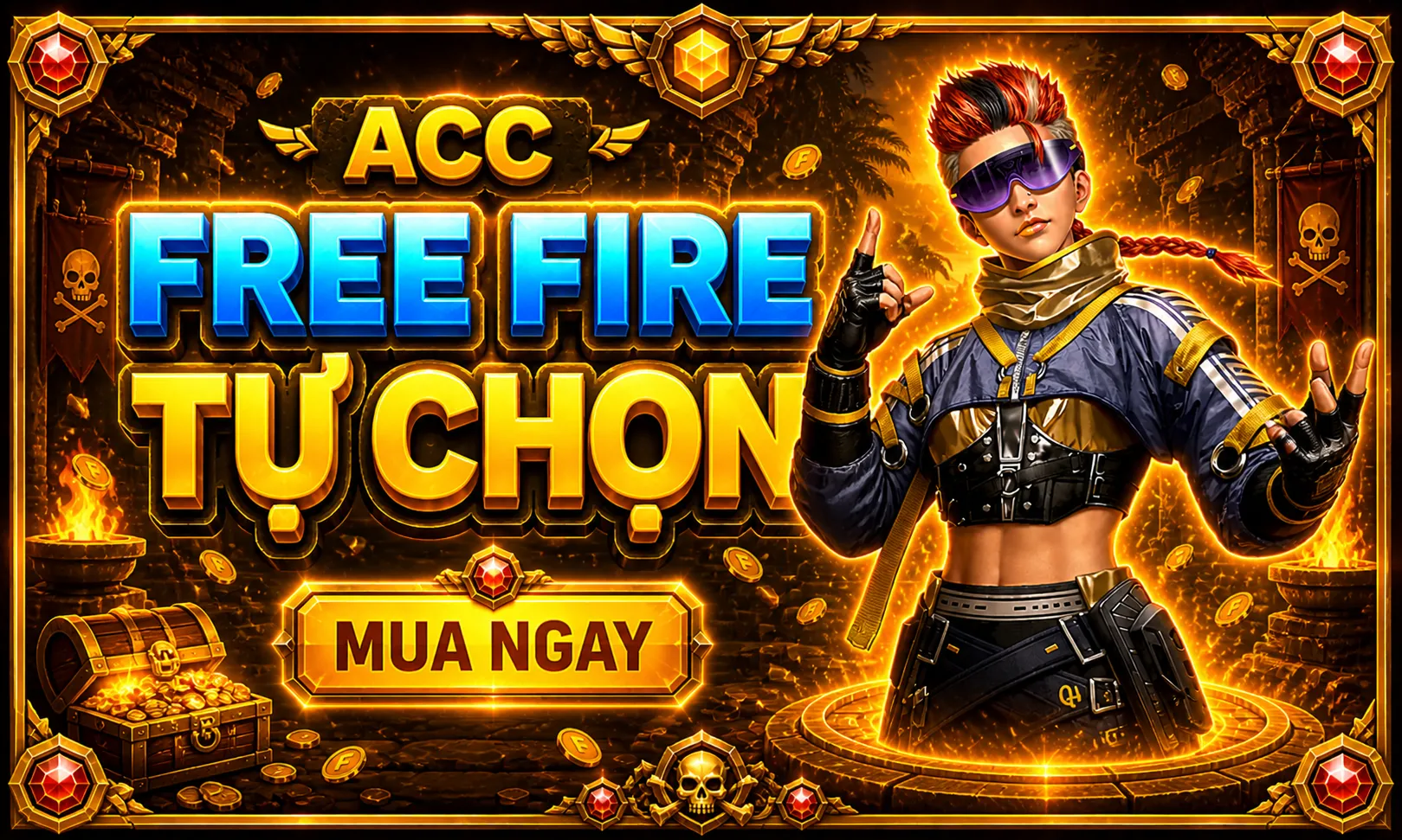Acc Lửa Chùa Tự Chọn