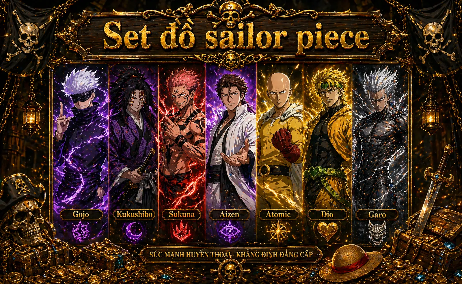 Set đồ Sailor piece